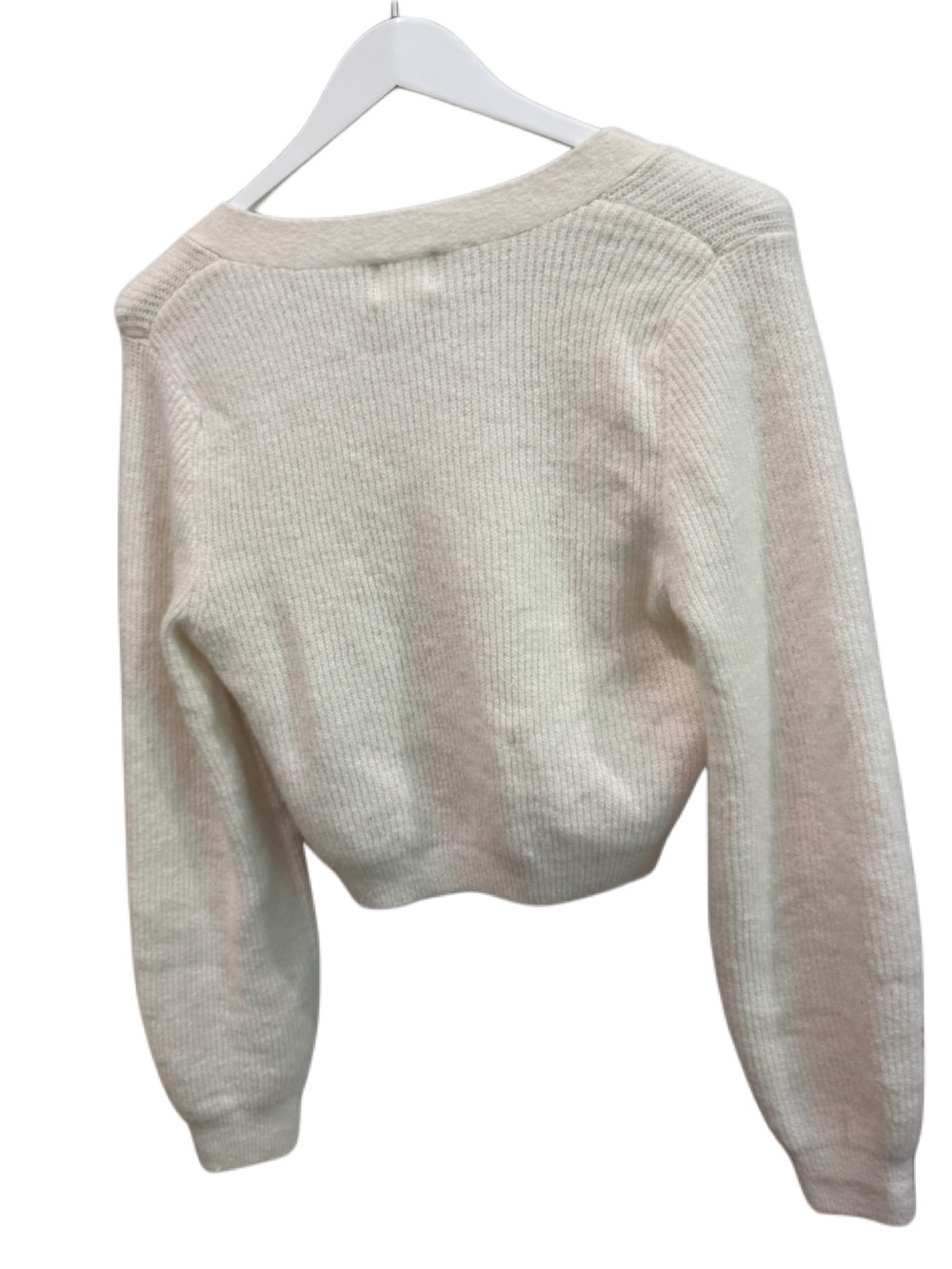 H&M Cream Rhinestone Bow Cardigan - Picture 3 of 4